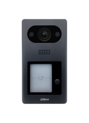 VTO3211D-P Video Intercom buitenpost met 1 drukknop, Mifare taglezer, PoE - alarmsysteemexpert.nl