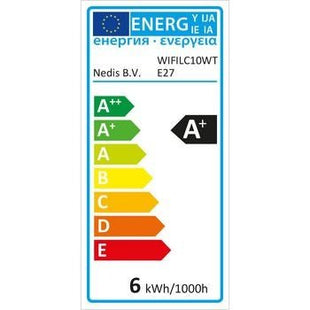 Wi-Fi smart LED-lamp | Full-Colour en Warm-Wit | E27 - alarmsysteemexpert.nl